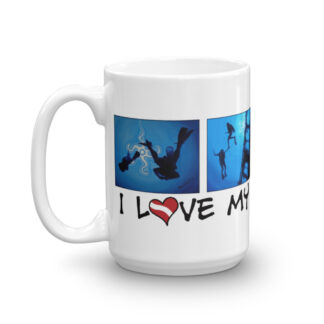 Scuba Diver Silhouette Mug