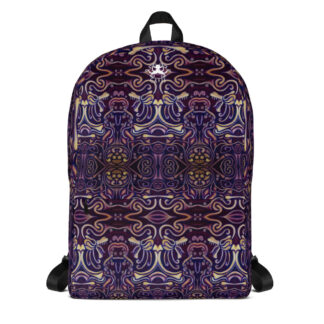 CAVIS Celtic Big Dragon Backpack, Burgundy and Gold Fashion Back pack