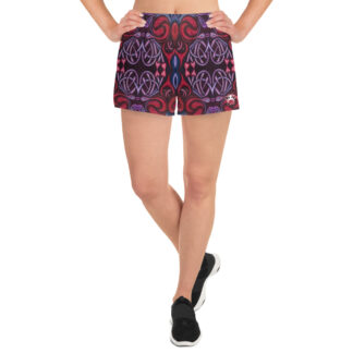 CAVIS Celtic Heart Women's Athletic Short Shorts, Alternative Casual Shorts