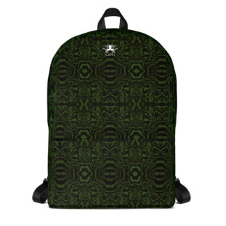 CAVIS Wunderpus Pattern Backpack, Sea Life Bag, Alternative Green Black Color Fashion Back pack