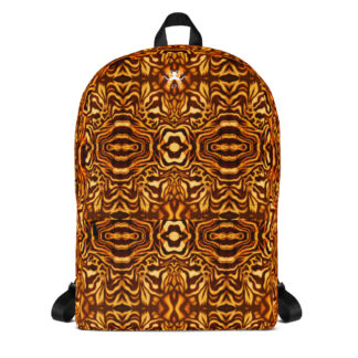 CAVIS Wunderpus Pattern Backpack, Sea Life Bag, Alternative Orange Yellow Color Fashion Back pack