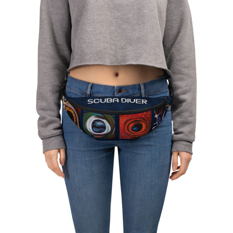 CAVIS Aquatic Eyes Scuba Diver Fanny Pack - Lifestyle 3