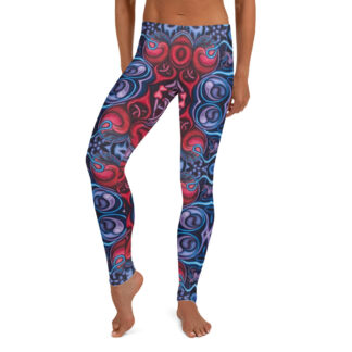 CAVIS Celtic Heart Women's Leggings - Scuba Leggings - Front