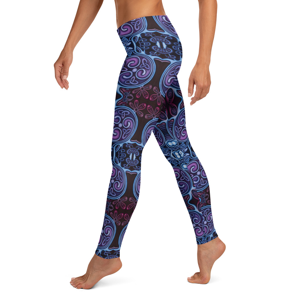 CAVIS Celtic Soul Women's Leggings - Scuba Leggings - Left