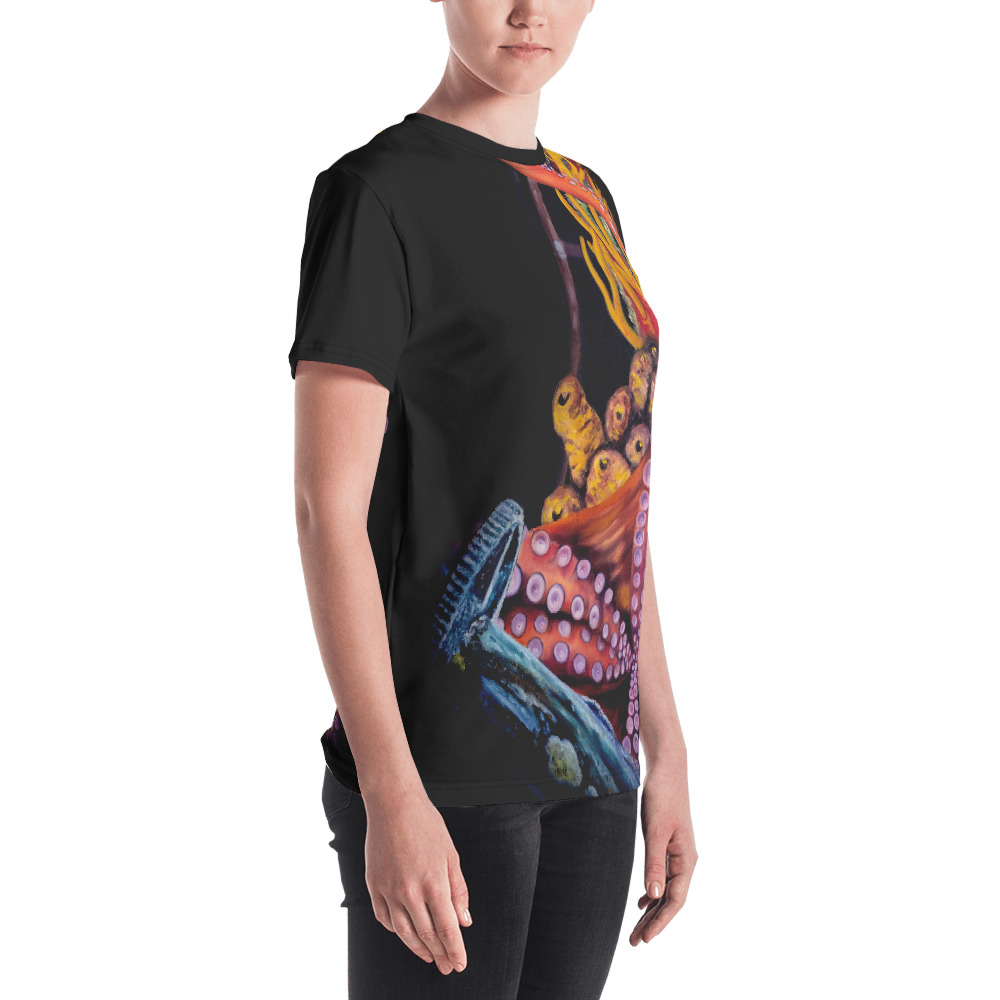 CAVIS Shipwreck Octopus Women's T-Shirt - Right