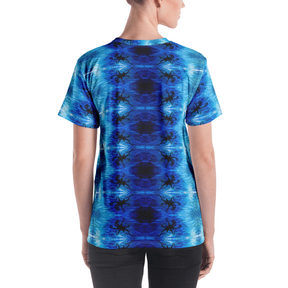 CAVIS Blue Ocean Octopus Women's T-Shirt