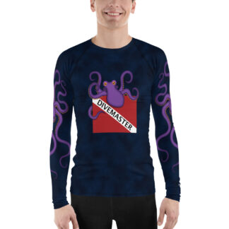 CAVIS Dive Flag Octopus Rash Guard - Divemaster - Men's - Front