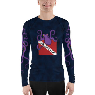 CAVIS Dive Flag Octopus Rash Guard - Instructor - Men's - Front