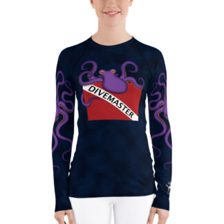 CAVIS Dive Flag Octopus Rash Guard - Divemaster - Women's - Front
