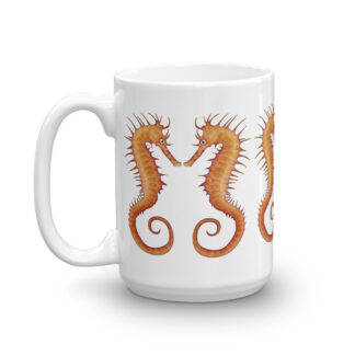 CAVIS Seahorse Mug - 15 oz. Left