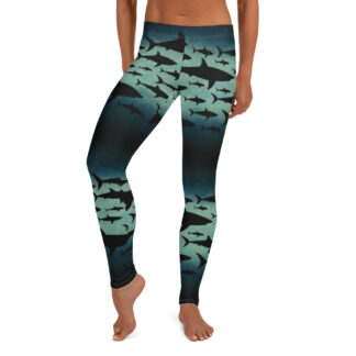 CAVIS Shark Pattern Leggings - Women's - Front