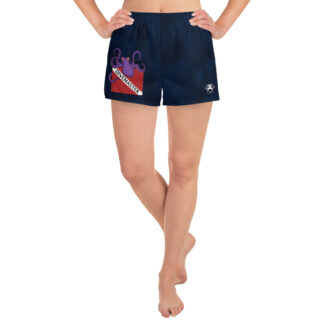 CAVIS Dive Flag Octopus Women's Athletic Shorts - Scuba Divemaster Shorts - Front