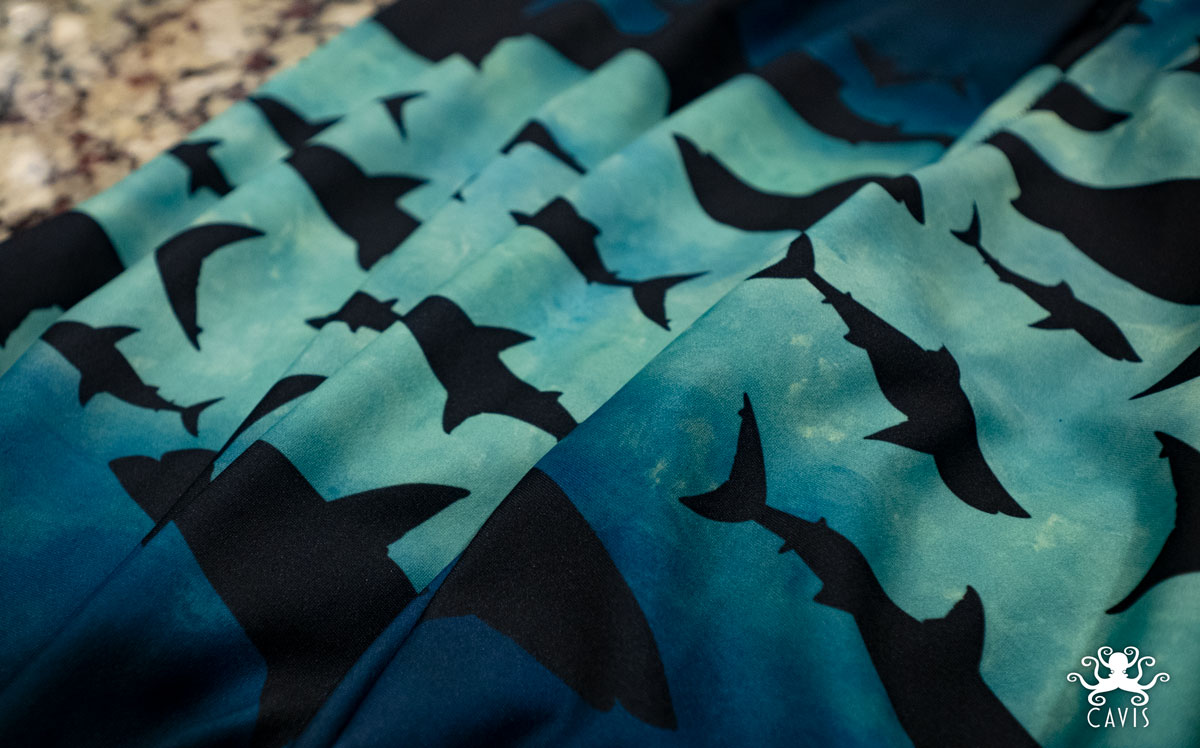 CAVIS Shark Pattern Fabric