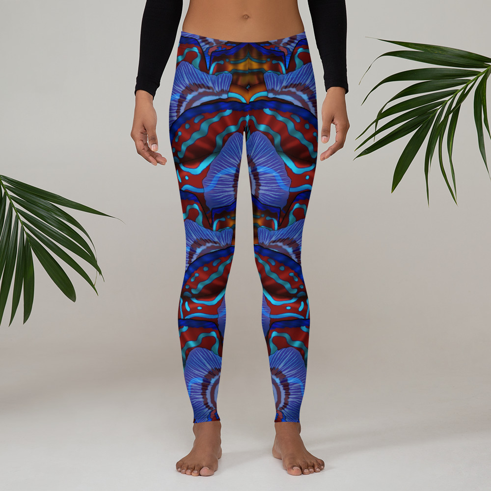CAVIS Mandarinfish Pattern Colorful Leggings - Women's - Lifestyle 2