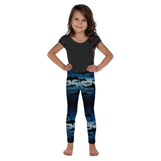 CAVIS a Shark Pattern Kid's Legging - Front