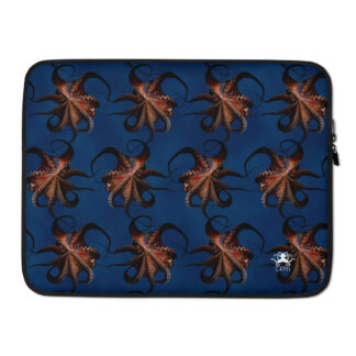 CAVIS Flying Octopus Laptop Sleeve, Fun Sea Life Laptop Case