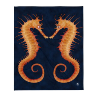 CAVIS Seahorse Soft Throw Blanket