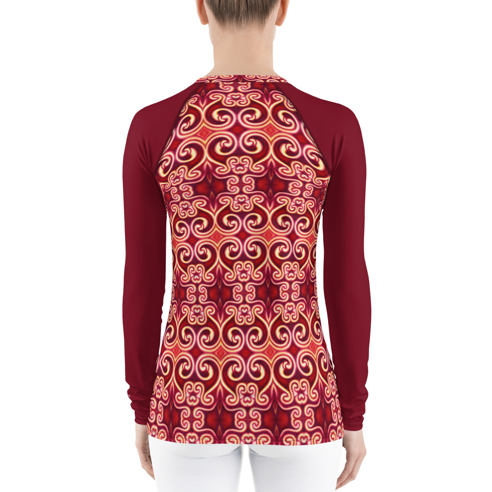 CAVIS Celtic Fire Rash Guard - Women's - Back