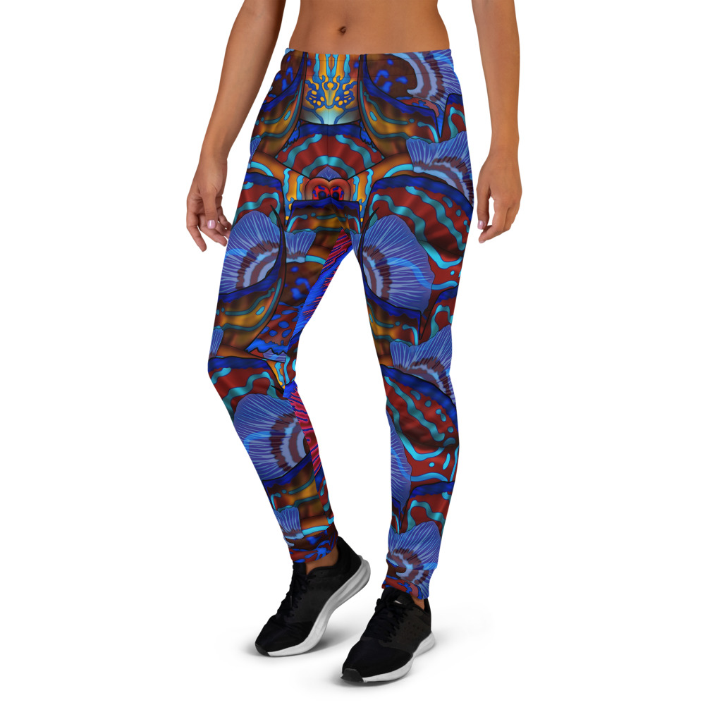 CAVIS Mandarinfish Pattern Joggers - Women's Sweatpants - Left