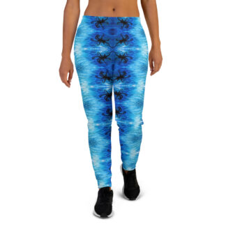 CAVIS Blue Ocean Octopus Joggers - Women's Sweatpants - Front