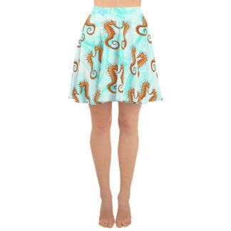 CAVIS Seahorse Skater Style Skirt - Front