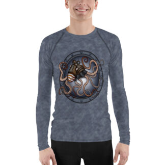 CAVIS Steampunk Octopus Rash Guard - Men's - Front