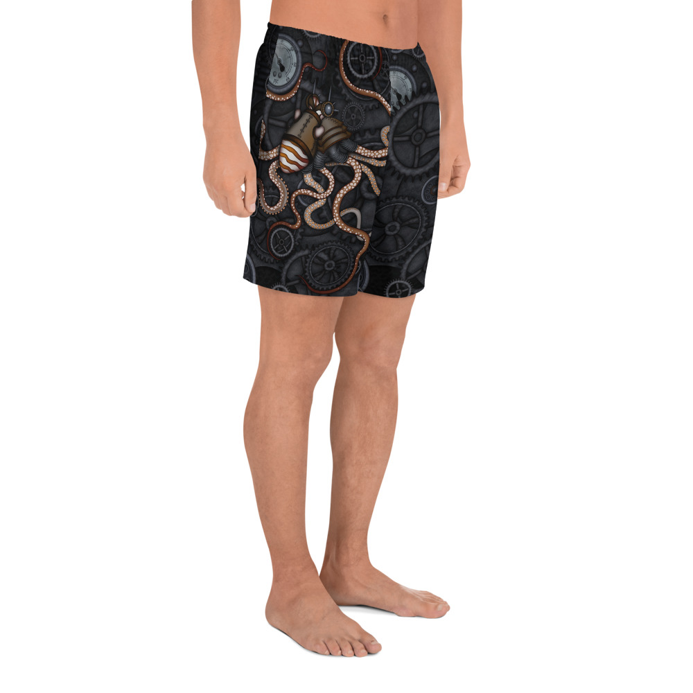CAVIS Steampunk Octopus Men's Shorts - Right