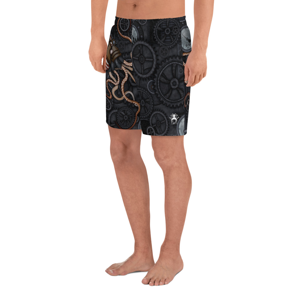 CAVIS Steampunk Octopus Men's Shorts - Left