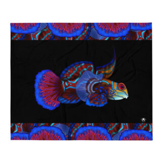 CAVIS Mandarinfish Soft Colorful Throw Blanket