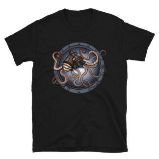 CAVIS Steampunk Octopus T-Shirt - Men's - Black