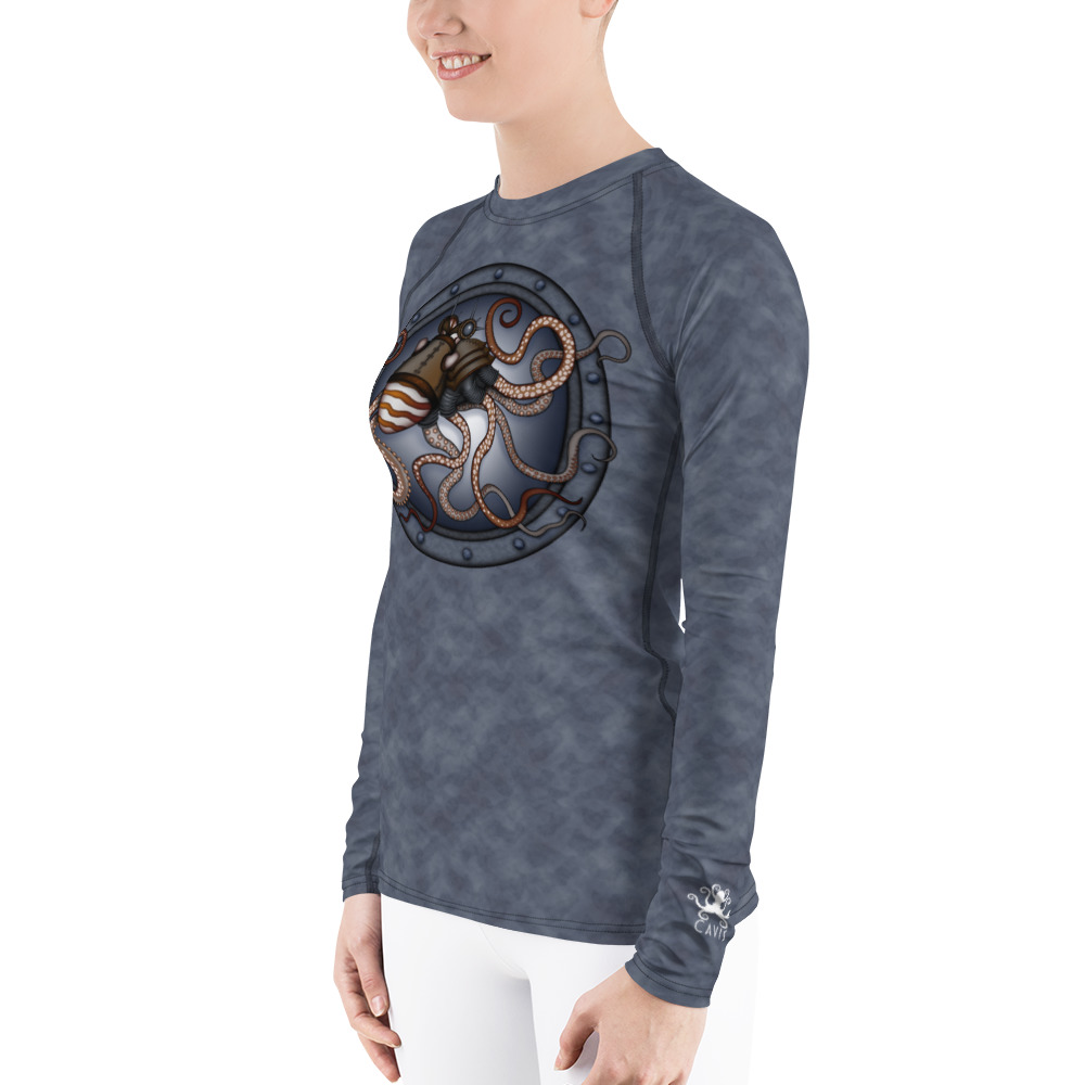 CAVIS Steampunk Octopus Rash Guard - Women's - Left