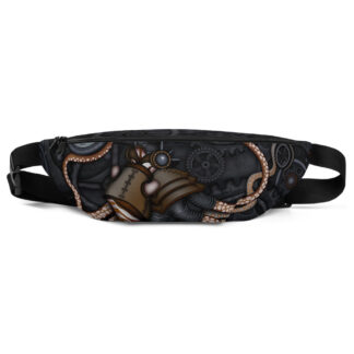 CAVIS Steampunk Octopus Gears Fanny Pack - Waist Bag - Front