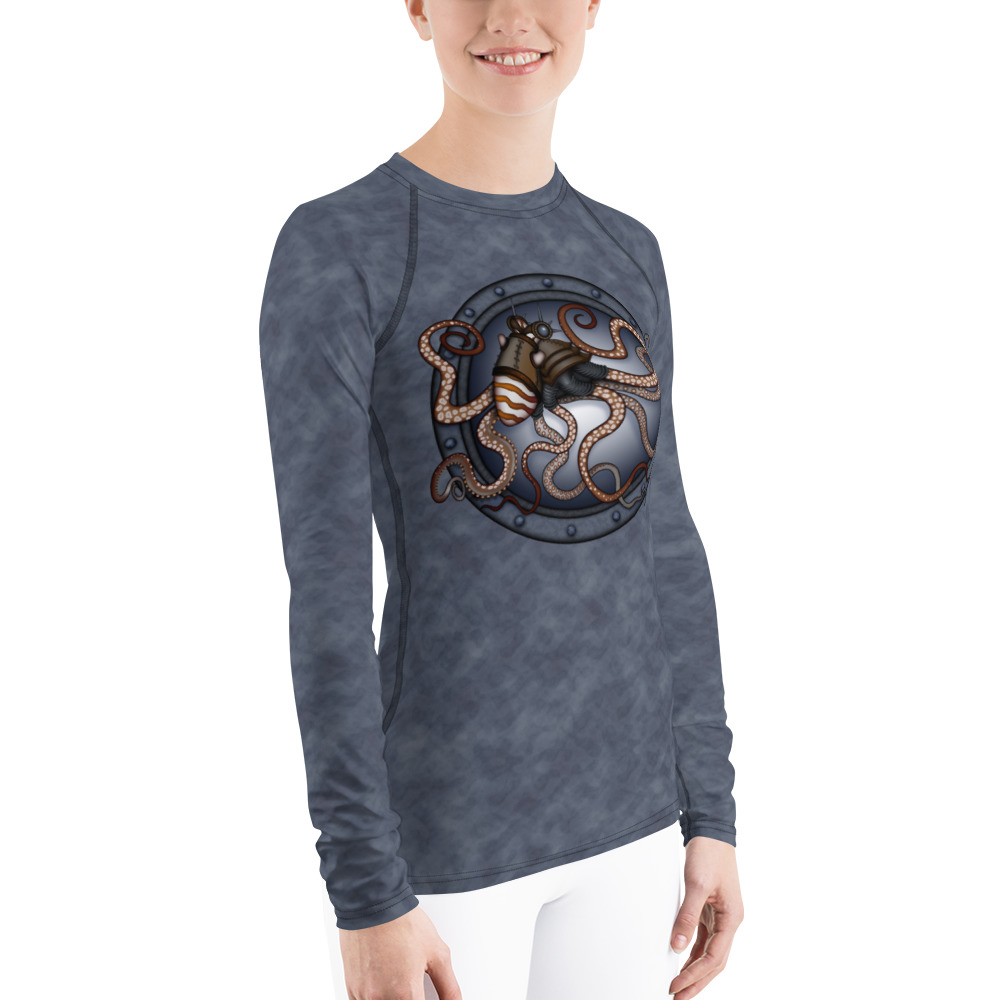 CAVIS Steampunk Octopus Rash Guard - Women's - Right