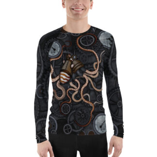 CAVIS Steampunk Octopus Gears Tank Top - Men's - Model - Front