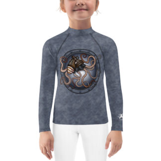CAVIS Steampunk Octopus Rash Guard - Kid's - Front