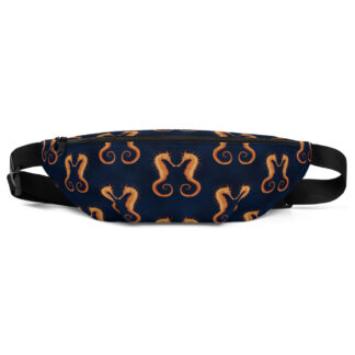 CAVIS Seahorse Fanny Pack - Alternative Sea Life Waist Bag - Front