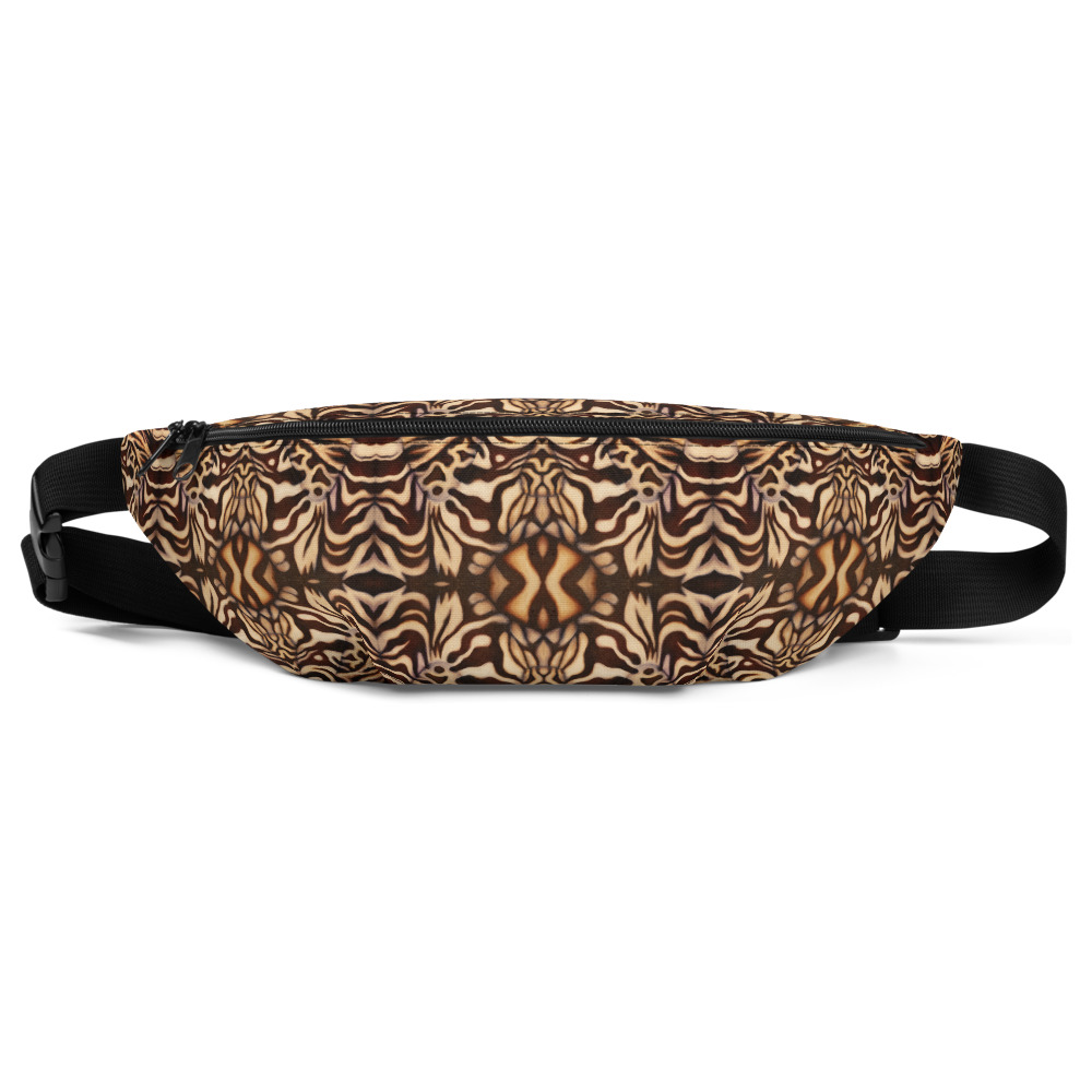 CAVIS Wunderpus Pattern Fanny Pack - Natural Color Alternative Sea Life Waist Bag - Front