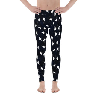 CAVIS Mobula Manta Ray Leggings, Yoga Pants, Tights - Men's - Front