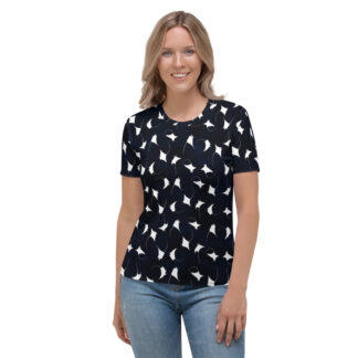 Mobula Manta Ray T-Shirt, Tee, Light Weight Top - Front