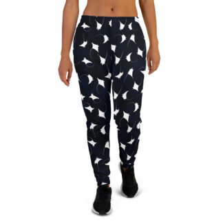 CAVIS Mobula Manta Ray Sweatpants, Jogger Bottoms, Athletic Pants - Front