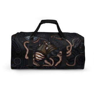 CAVIS Steampunk Octopus Gears Duffle Bag, Underwater Sea Life Gym Bag