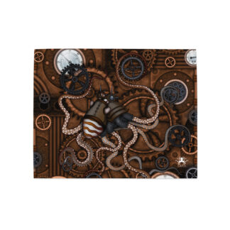 CAVIS a Steampunk Octopus (Copper) Placemat Set