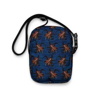CAVIS Flying Octopus Nautical Utility Cross-body Bag