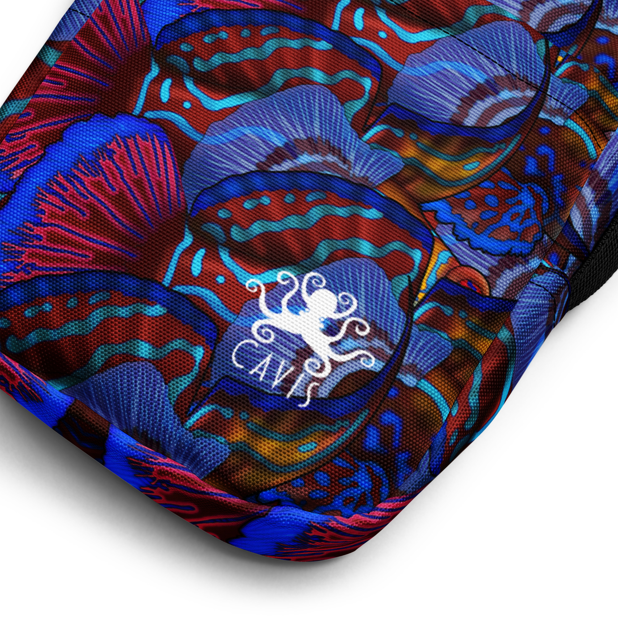 CAVIS Mandarinfish Colorful Nautical Utility Cross-body Bag, Underwater Sea Life Handbag - Image 2