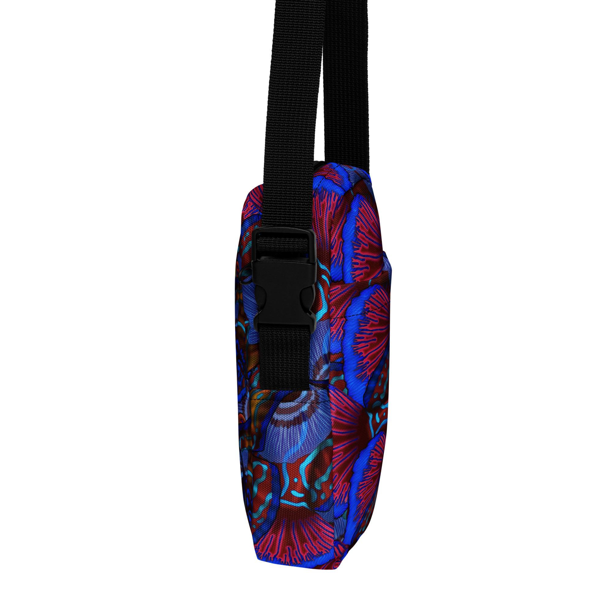 CAVIS Mandarinfish Colorful Nautical Utility Cross-body Bag, Underwater Sea Life Handbag - Image 3