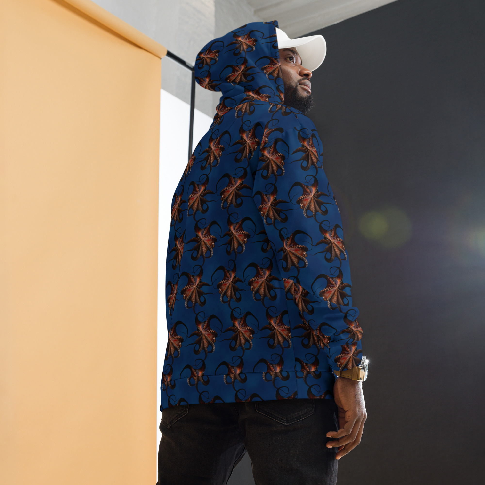 CAVIS Flying Octopus Unisex Hoodie - Image 8