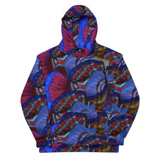 Cavis Mandarinfish Pattern Unisex Hoodie