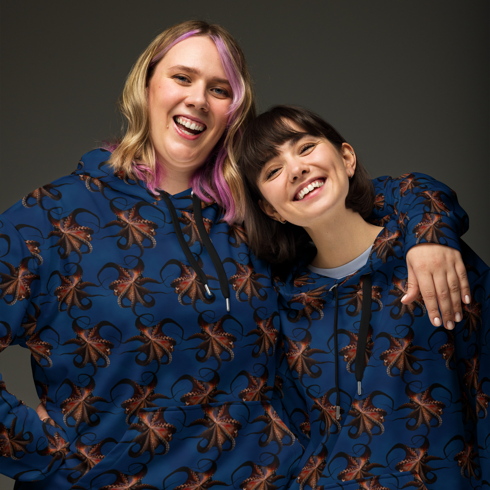 CAVIS Flying Octopus Unisex Hoodie - Image 14