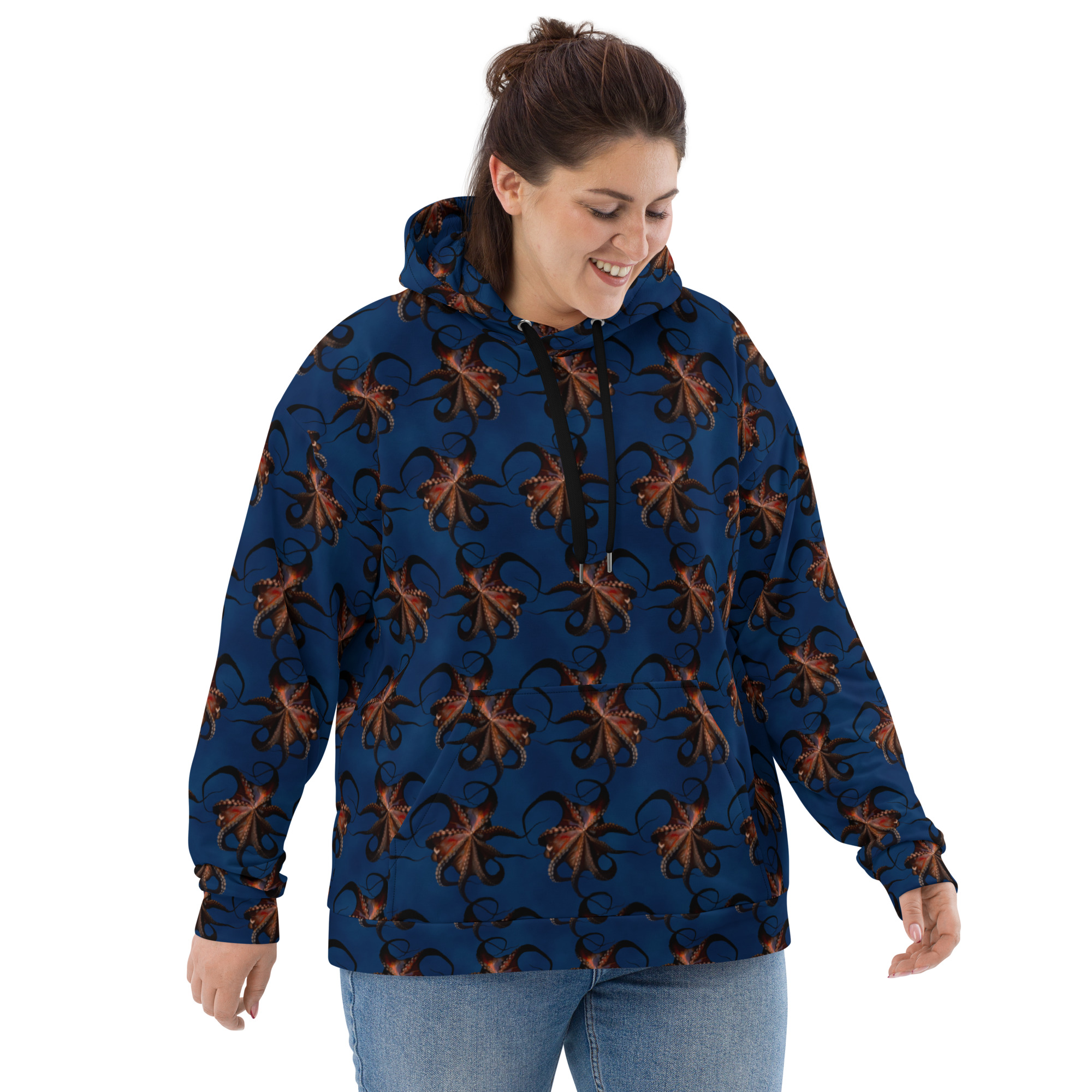 CAVIS Flying Octopus Unisex Hoodie - Image 19