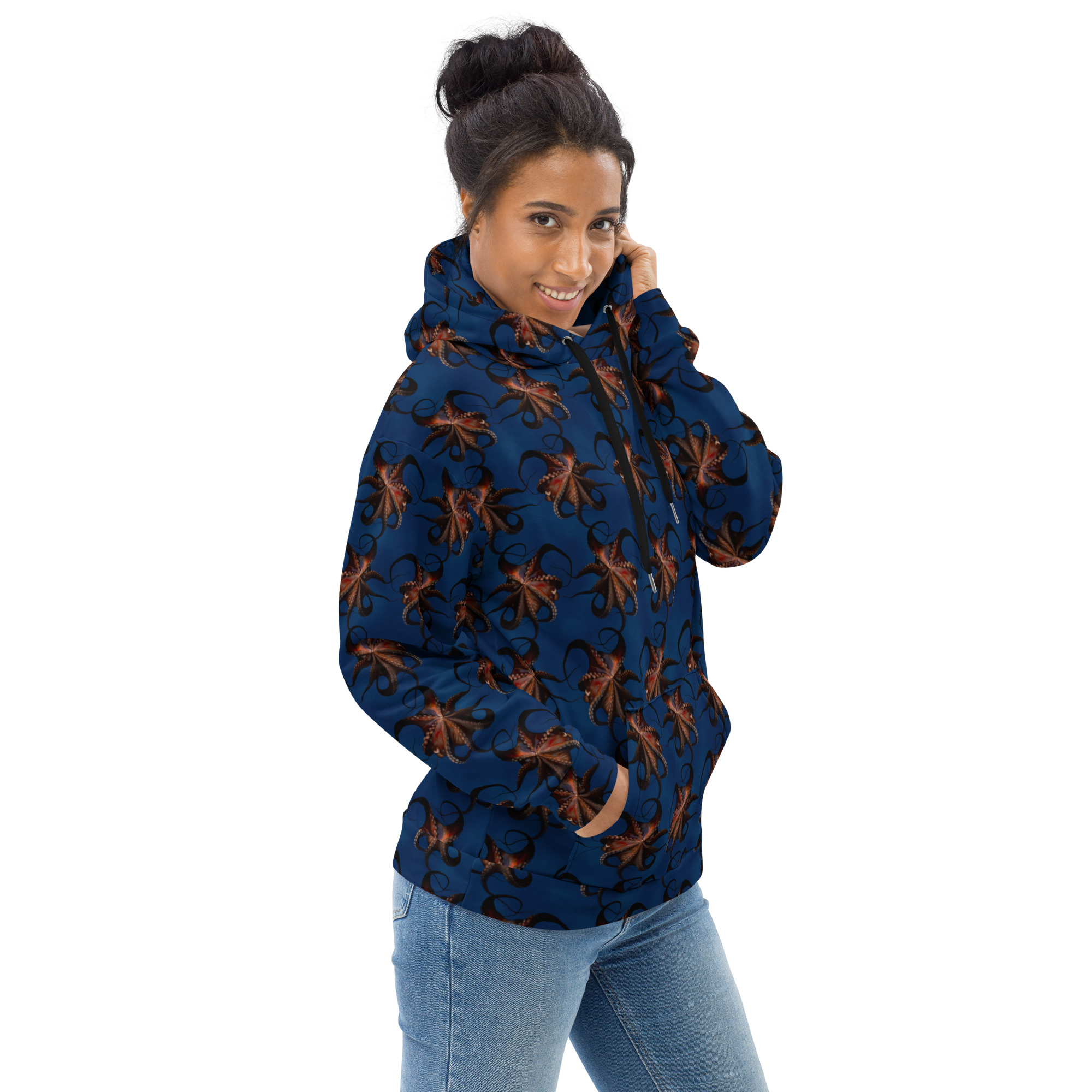 CAVIS Flying Octopus Unisex Hoodie - Image 5